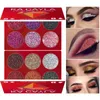 6colors Glitter Shimmer Eyeshadow Pallete Diamond Eye shadow Metallic Beauty Powder Pigment Make Up palette6210784