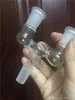 2 SZTUK 3 Złącze Na Jeden Drop Down Adapter Do Bong One Do Dwa Szkło Drop Dropdown Adapter Double Bowl 14mm 18mm Mężczyzna Kobieta Bong Palenie