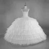 Бальное платье Женское петтикулярная Кринолин Birdcage Cosplay underskirt 6 слоев тюль 6 обруч юбка для свадьбы регулируемая для лолиты девушка невесты