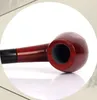 Factory Direct Selling Red Sandalwood Pipe, Mahogny Pipe, Massiv Wood, Manual Cigarette, röktillbehör, grossist.