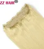 16"-28" One Piece Set 160g 100% Brazilian Remy Clip-in Human Hair Extensions 5 Clips Natural Straight