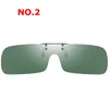 Unisex Polarized Clip On Sunglasses Near-Sighted Driving Night Vision Lens Anti-UVA Anti-UVB Cycling Fishing Sunglass
