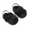 Baby fleece shoes Infant faux fur First Walkers Shoes fashion Soft bottom Toddler Plush Cotton shoes 4 colors