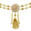 Set di lega d'oro di magazzino US con diamante a pendente catena di bikini catena della catena della catena della catena dell'accessori femminile per donne