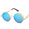 Wholesale-UV400 Gothic Steampunk Mens Sunglasses Sunglasses Round Circle Sun glasses Retro Vintage Gafas Masculino Sol