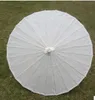 32st Brudbröllop Parasoler Vitpapper Paraply 5 Diameter: 20,30,40,60,84cm Kinesiskt mini hantverk paraply bröllop favoriserar dekoration