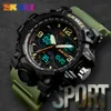 Skmei Fashion Casual Sport Watch Men Digital Chrono 5Bar Waterproof Watches Dual Display Wristswatches Relogio Masculino 1327291k
