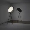 Creative Floor Lamps Moon Mirror LED Nordic Acrylic Standing Lamp for Living Room Lighting261A