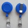 Cartão de identificação de corredor retrátil Bobina de suporte de crachá com clipe Manter chave Chaveiro Keychain Anel Reels IIA10