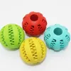 Evcil köpek Toy Kauçuk Ball Oyuncak Funning Açık Yeşil ABS Pet Oyuncak Topu Köpek Maması 5cm Oyuncak Diş Temizleme Balls Chew