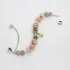 Hurtownia urok koralik DIY posrebrzany bransoletka nadaje się do biżuterii bransoletki w stylu Pandora