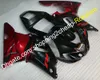 1998 1999 R1 Rouge Noir Capot Pour Yamaha Moto Corps Kit YZFR1 98 99 YZF-R1 YZF1000 Moto Carénage Raccords (moulage par injection)