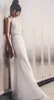 Solo Merav 2019 Suknie ślubne Halter Neck Backless Mermaid Nowożyce Suknie Ślubne Sweep Sweep Country Boho Lace Appliqued Wedding Sukienka