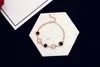 European new style exquisite luxury 18k gold plated temperament female bracelet fashion wild rose gold bracelet delicate shell bracelet