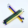 Raucherzubehör 6kind Farben Bleistift Glas Gauter mit 5,6 Zoll farbenfrohen Kopftuktor Stift