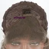 # 30 갈색 상자 머리띠 가발 머리카락이 가득한 머리 가발 레이스 프런트 여성용 아프리카 여성 스타일의 합성 머리 가발