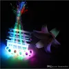 20 sztuk Butterfly LED Flashing Fiber Oprawy Włosy Barrettes Dla Dziewczyn Kobiet Barrettes Do Light Up Night Club Party Decor