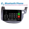 10.1 Android GPS Navigation Car Video Radio pour 2007-2013 Honda Fit Jazz RHD Prise en charge du lien de miroir OBD2