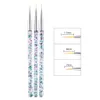 791115mm Nail Art Liner pinceau peinture fleur dessin lignes françaises grille rayure acrylique UV Gel stylo bricolage manucure outils XBJK19127650077