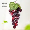 Party Supplies Hanging Artificial Grapes DIY Fruits Plastic Fake Grapes Strings for Home Garden Decoration