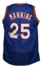 Danny Manning #25 Kansas Jayhawks Ku College Retro Basketball Jersey Men's Ed Custom Any Number Name Jerseys