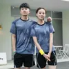 Toptan-Ücretsiz Baskı Yeni Quik Kuru Masa Tenisi Giysileri, Badminton Spor Giyim Kadın / Erkek, Tenis Takım Elbise, Badminton Giyim Setleri A106