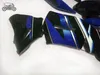 Customize Chinese fairings set for 2006 2007 2008 Kawasaki Ninja 650r ER-6f blue ABS plastic Chinese fairings kits ER6F ER 6F 650R