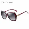 Veithdia Retro Womens Sun Glasses Polariserade lyxiga damer Brand Designer Solglasögon Eglasögon för kvinnor Kvinna V3039 Y190520049121611