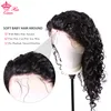Queen Hair Brazylijski Water Wave Wig 13 * 6 Koronki Przód Ludzkich Włosów Peruki Pre Skrzydła Natural Hairline 150% 180% Radio Virgin Hair Wigs