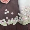 레이스 트림 리본 자수 꽃 레이스 직물 18cm 너비의 DIY Craftsewing 드레스 의류 웨딩 액세서리 황금 실