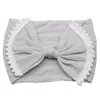 Baby Bow Fairband Toddler Elastyczne mąki Tassel Turban Baby Girl Big Bow Headband Akcesoria HHA11805552207