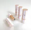 Marble Lipstick Tubes Octangle Empty Lip Gloss Tube Lipstick Lip Plastic Bottles Travel Cosmetic Bottle Containers Packing Bottles GGA2355