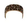 2019 Mother Child Crochet Stretchy Plain Headband Leopard Pattern Wide Hair Band Cross Elastic Turban Head Wrap