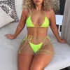 Bikinx neon bikini perizoma biquini taglio alto costumi da bagno donna sexy push up costume da bagno brasiliano costume da bagno femminile micro bikini 2020