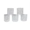 Groothandel servet ringen voor bruiloft receptie party tafel decoraties levert bruiloft stoel sjerp diamant mesh wrap servet gesp DBC DH0592