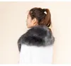 2019 Fashion Warm Faux Fox Fur Bridal Scarf Shawl Wraps Marriage Brug Bride Winter Wedding Party Boleros White Black White Blush 9597006