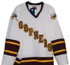 Män vintage Minnesota Gophers Home White Hockey Jersey Anpassad valfritt namnnummer