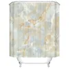 Home Decor Ceramic Tile Color Texture Geometric Bathroom Shower Curtains Frabic Waterproof Polyester Bath Curtain With Hook