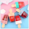 Coreano ETUDE CASA Querido Querido Tint Lipgloss Ice Cream Makeup líquido Matte Lipstick duradoura creme hidratante Waterproof 5color Lip Gloss