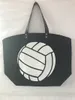 Baseball Tote Tote Bag Softball Baseball Volleyball Football Football Tote Bag na płótnie torba na ramię Women Sports Torby HA13999133850