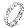 Ny mode titan rostfritt stål ihålig hjärta kvinna elegant finger ring band älskare smycken gåva till flickvän kvinnor till salu grossist