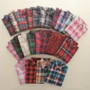 Neue Frauen Blusen Langarm Shirts Baumwolle Rot und Schwarz Flanell Kariertes Hemd Casual Weibliche Plus Größe Bluse Tops