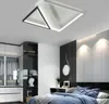 / LED Branco NOVO alumínio preto moderno teto lâmpada acende para Sala Quarto Luminaire plafonnier Quarto candeeiros de tecto Lampara De MYY