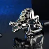 [DDisplay] модное ретро красочное кольцо с цирконом 3A, креативное кольцо с лягушкой принцем, 3D дизайн, серебряные кольца из сплава, размер 6-9