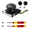 Kits de bâton de pouce de manette de jeu analogique 3D de remplacement pour l'outil de réparation de potentiomètre de Module de capteur de contrôleur de Joy Con de commutateur de nintention