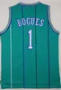 خصم شريف رحيم جيرسي خمر مايك 10 # بيببي 50 # reeves muggsy bogues الفانيلة 33 # ألونزو الحداد الأخضر الأبيض الأرجواني