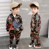 Verkoop - Baby Boy Sportswear Mode Jas Jas Broek Kindersportkleding Kinderkleding Lente Kinderkleding Merk Kleding