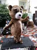 2019 Trajes personagem tema do traje da mascote urso Teddy Factory quente Halloween Top Qualidade dos desenhos animados de gordura Urso Anime partido do carnaval de Natal