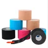 Commercio all'ingrosso 5cm * 5m 4 colori Waterproo Punch traspirante Kinesiology Tape Muscel Fasciatura elastica Guarigione Dolore Sollievo dallo stress Terapia atletica Pads