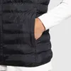 남성 조끼 두꺼운 조끼 겨울 따뜻한 탱크 탑 남자 민소매 까마귀 스웨터 블랙 캐주얼 코트 지퍼 자켓 남성 면화 운동복